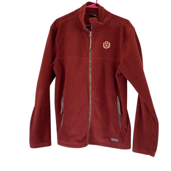 Charles River Apparel Other - Charles River Harvard University Logo Fleece Academia Zip Up Men’s Jacket Large